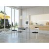 Conjunto de mesa, sillas y taburetes de cocina modelo B medida 90x50