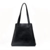 Hybrid Tote Negro - Bolso vegano de hombro - Imagen 2