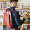 Urban Backpack Rojo - Mochila vegana para ordenador - Imagen 9