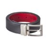 Cinturón Vegano Reverse - Reversible Negro/Rojo - Imagen 2