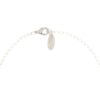 Collar cadena plata Gloria Mago charm de cala en esmeralda 40cm - Imagen 2