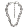Gargantilla plata cadena grande Gloria Mago "Link" triple enlazado 40cm