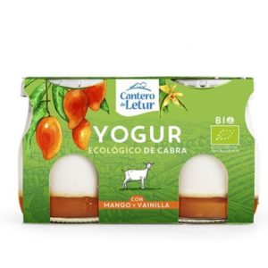 comprar Refrig yogur de cabra BIO con mango y vainilla 2x125g