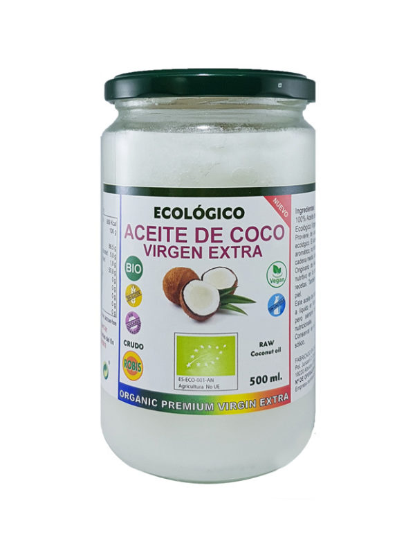 comprar Aceite de coco virgen extra ecologico 500ml