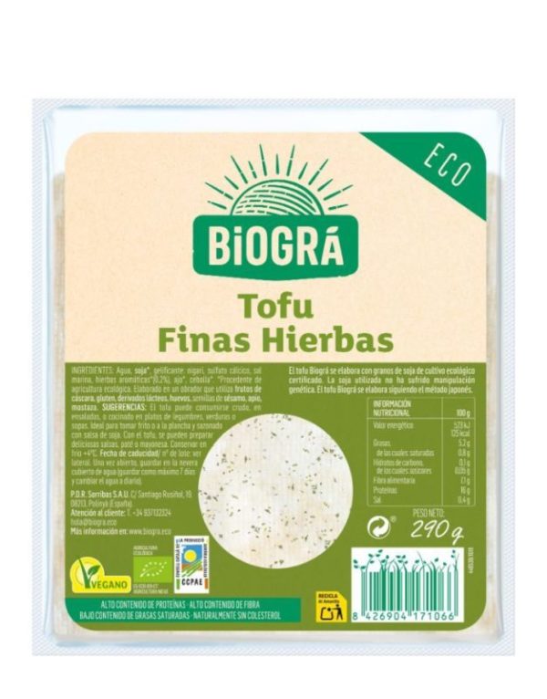 comprar Refrig  tofu finas hierbas 290 g