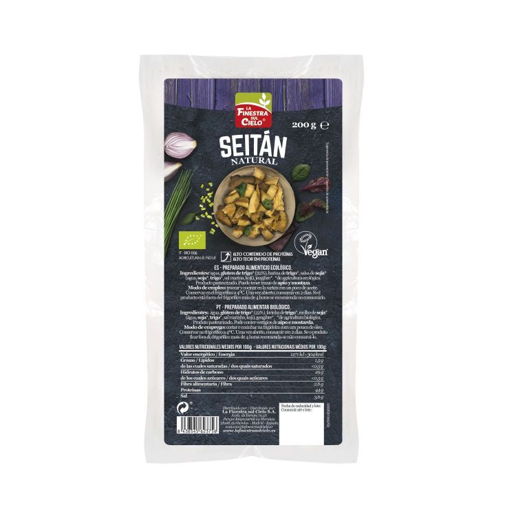 comprar REFRIGERADO SEITÁN NATURAL BIO 200 g | tienda online eco