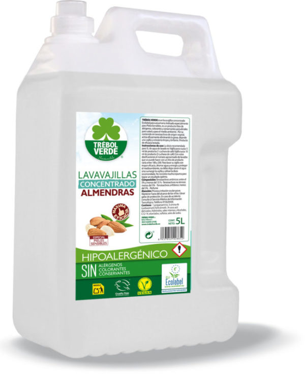 comprar Lavavajillas almendras ecologico  5 l