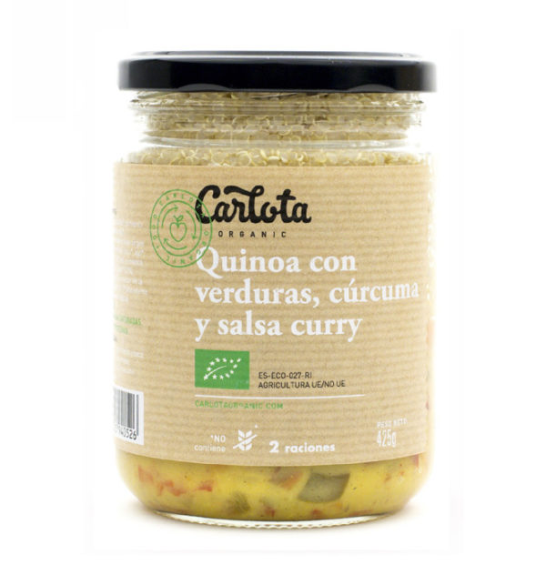 comprar Quinoa verduras curcuma y curry 425gr