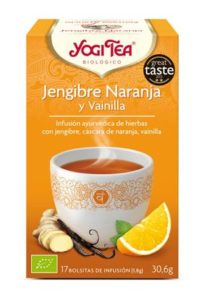 comprar Yogi tea jengibre naranja vainilla BIO 17 bolsitas