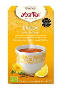 comprar Yogi tea detox limon BIO 17 bolsitas