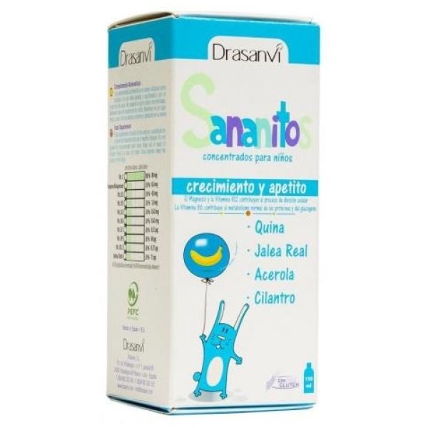 comprar SANANITOS APETITO JARABE 150ML | tienda online eco