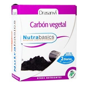 comprar Carbon vegetal 60 caps nutribasics drasanvi