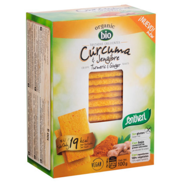 comprar TOSTADAS LIGERA CURCUMA/JENGIBR.BIO-N 100 g | tienda online eco