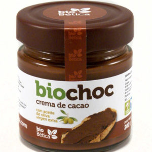 comprar Biochoc crema de cacao BIO 200gr cristal con aceite de oliva virgen extra