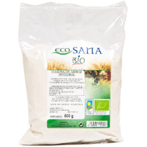 comprar Harina arroz integral BIO 500gr ecosana