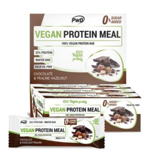 comprar Barrita vegan protein meal chocolate y hazelnut praline 35gr x 12 uds