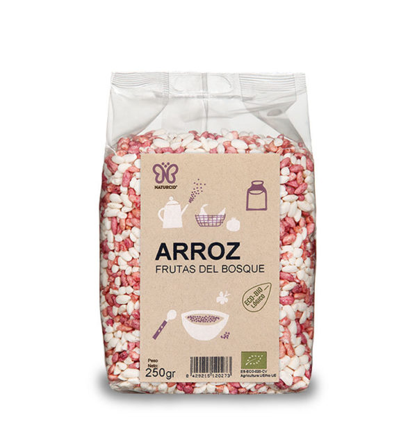 comprar ARROZ INFLADO FRUTAS DEL BOSQUE BIO 250  GR. | tienda online eco