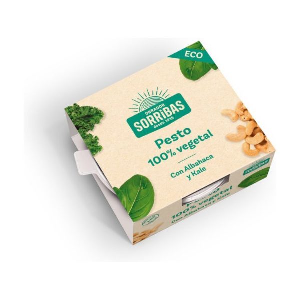 comprar Refrig pesto de kale y albahaca BIO 140g