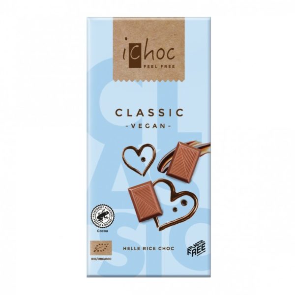 comprar Chocolate vegano BIO clásico 80 gr  - ichoc