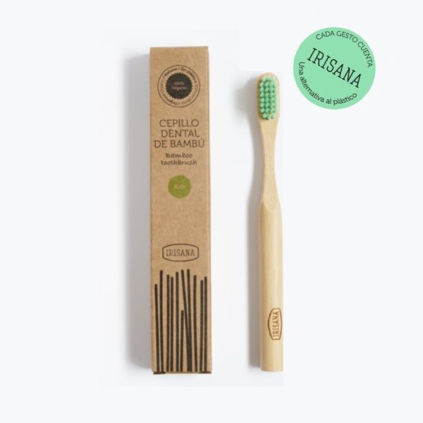 comprar Cepillo dental bambu kids verde irisana