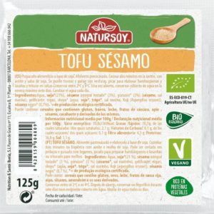 comprar Refrig tofu con sésamo natursoy 125 g