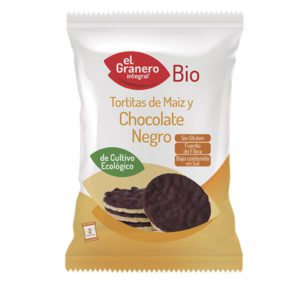 comprar TORTITAS DE MAIZ CON CHOCOLATE NEGRO BIO 33 g | tienda online eco