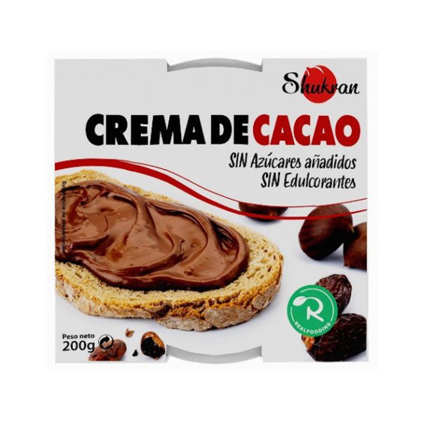 comprar Refrig crema chocolate Realfooding 200 g