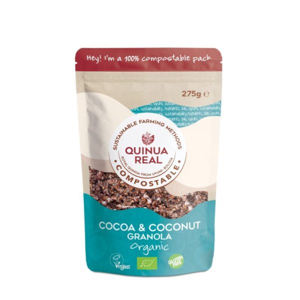 comprar Cereales granola con cacao y coco 275 gr