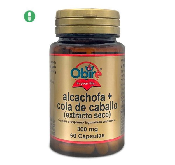 comprar Ob alcachofa y cola de caballo (extracto seco) 300 mg. 60 caps