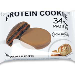 comprar Protein cookie 34% chocolate y toffee (18 x 30g)