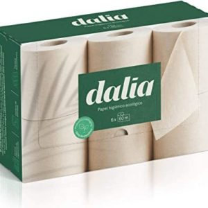 comprar Pack 6 rollos de papel higienico doble capa sin blanquear BIO 35m