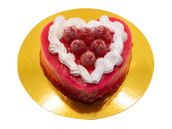 comprar Congelado tarta corazon mousse sabor queso cereza 450g