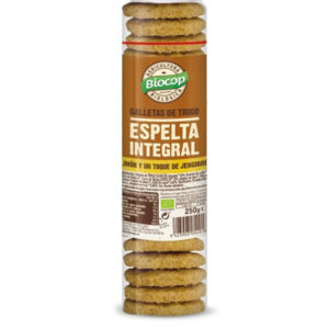 comprar Galleta trigo espelta integral jengibre limón biocop 250 g