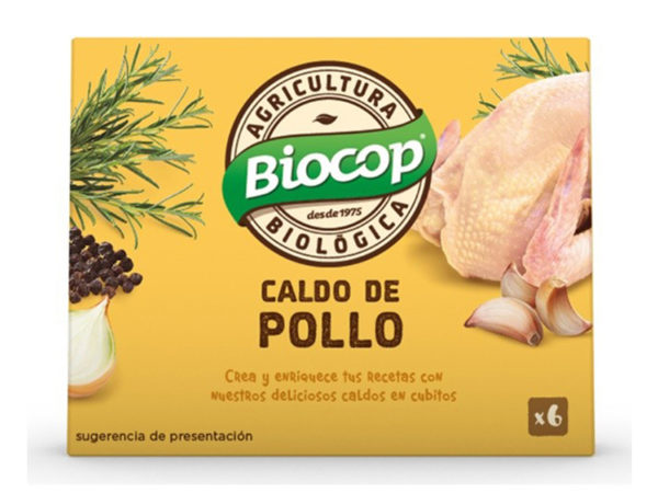 comprar Caldo cubitos pollo Biocop 6x11 g