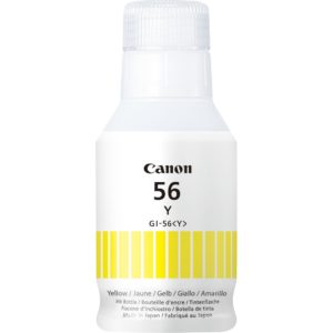 Botella tinta canon gi - 56y amarillo 135ml