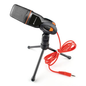 Microfono phoenix multimedia podcaststudio con cable
